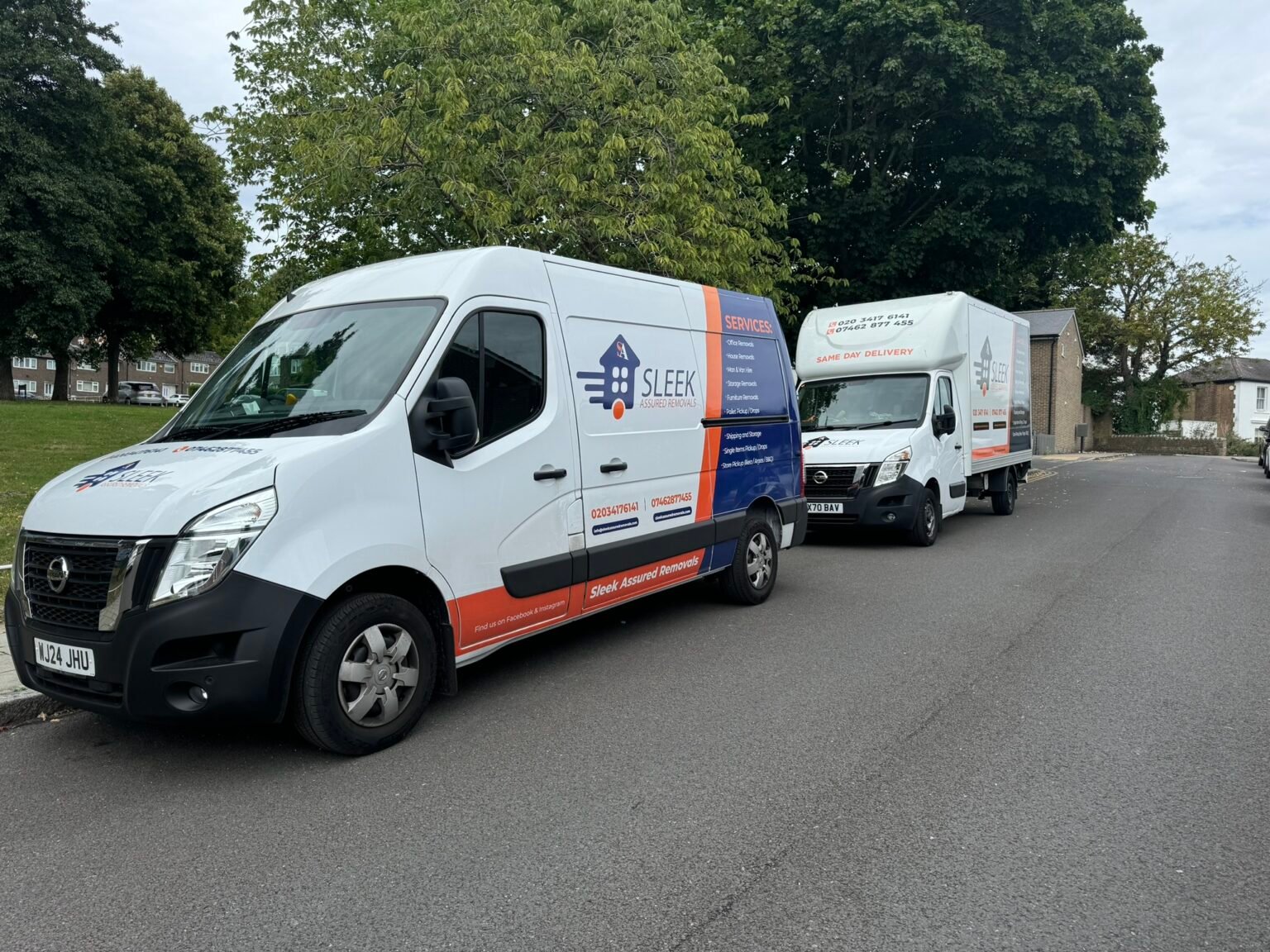 Our Service Van Waiting for loading