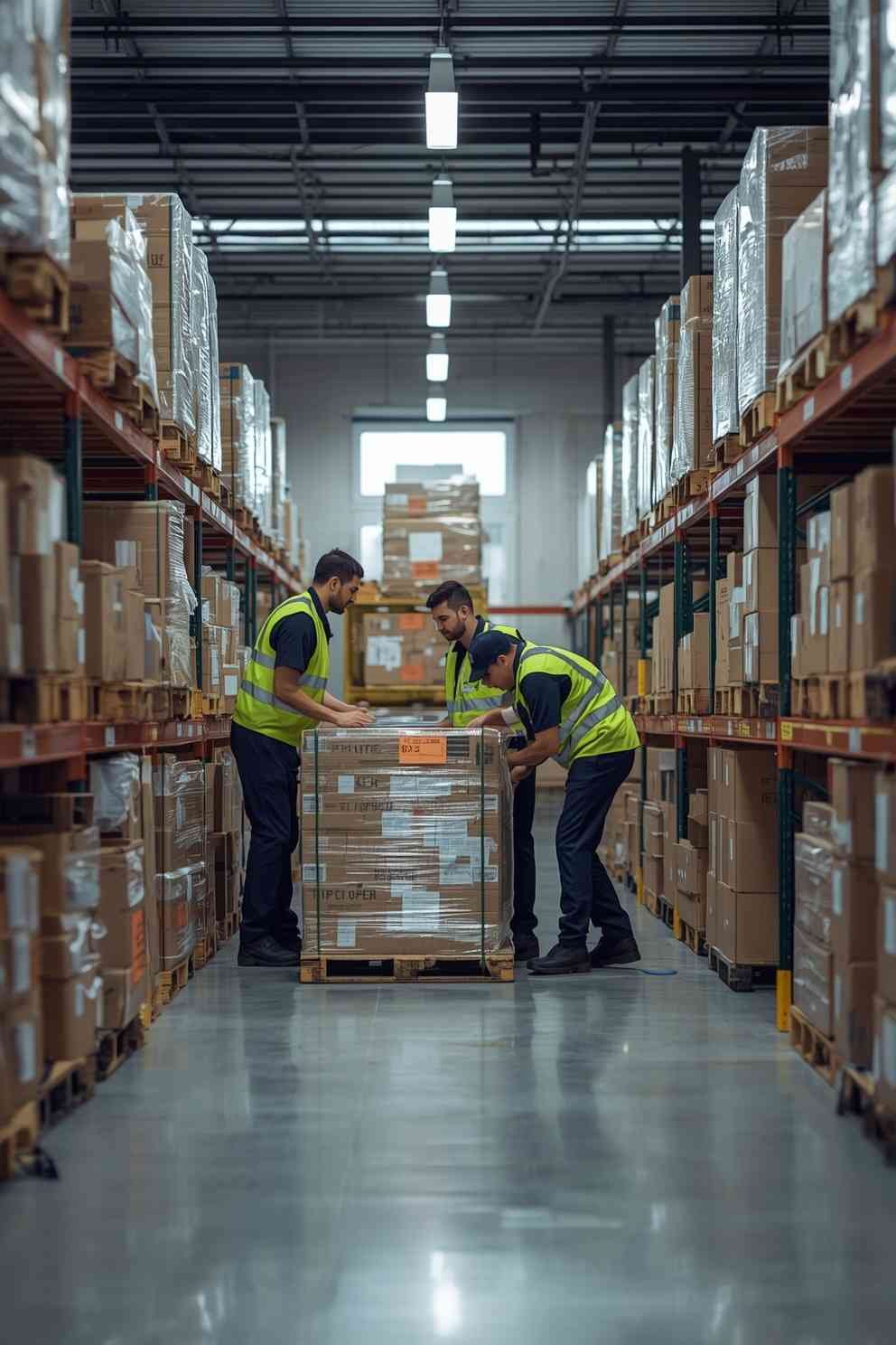 Storage & holdover solutions in London with packed boxes in secure storage room