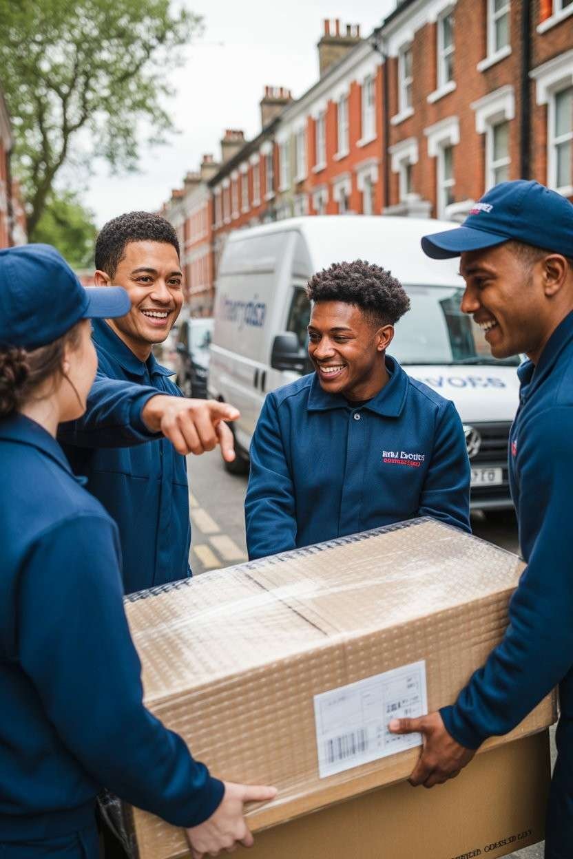 Our professional Storage and Holdover workers carrying storage boxes