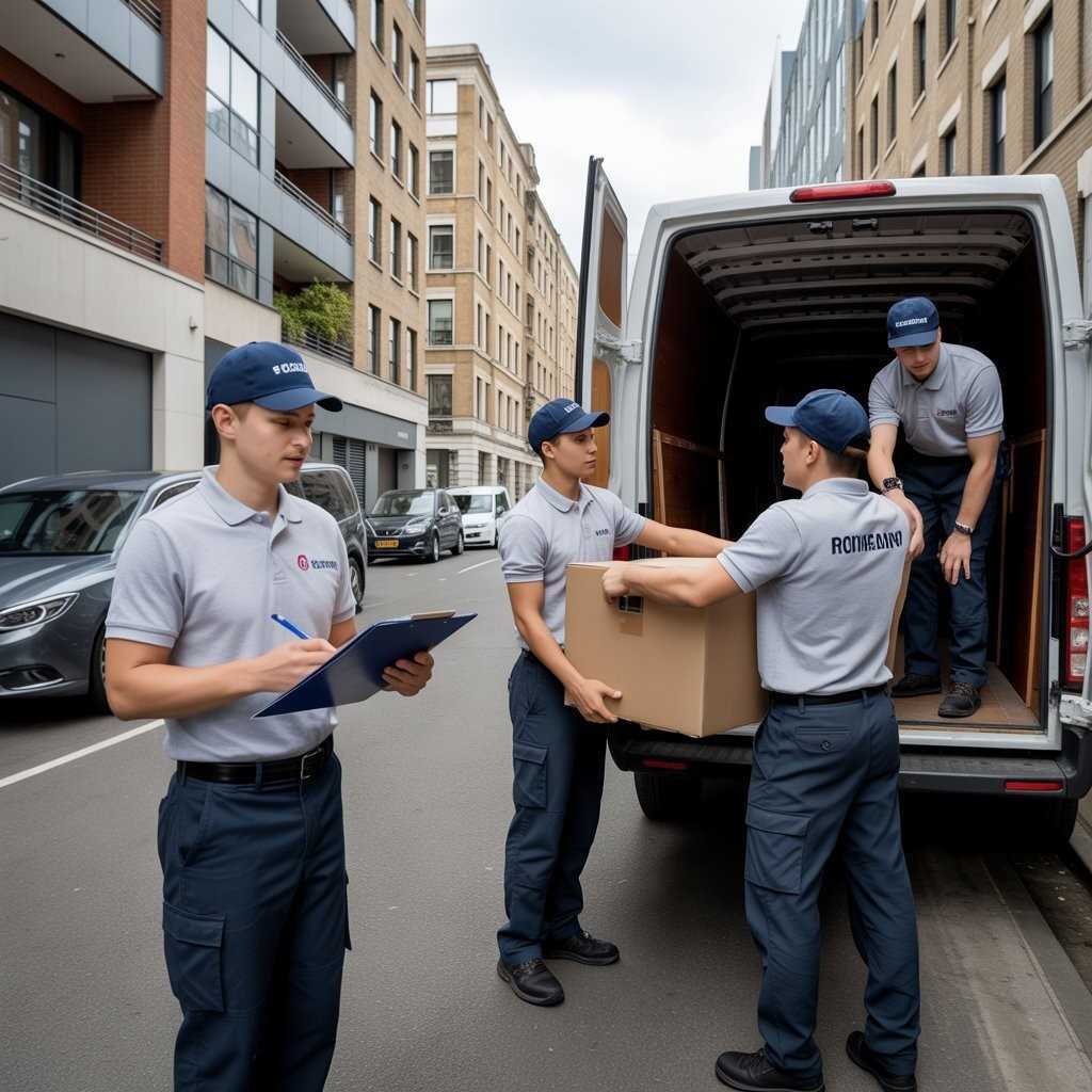 Professional storage and holdover team listing or handling boxes