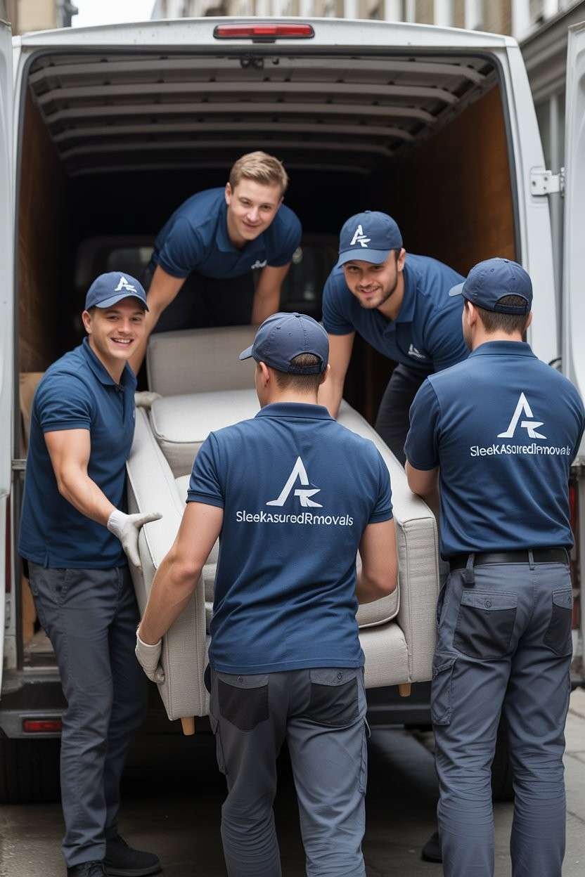 Our Expers Man and van team loading boxes into a van