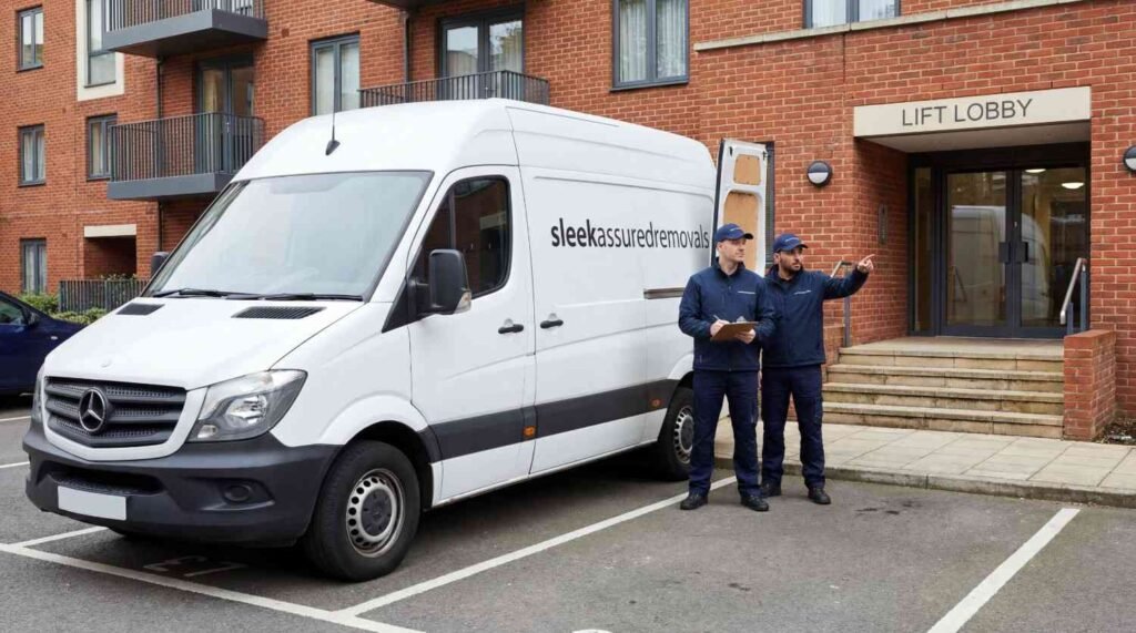 Sleekassuredremovals team planning storage pickup in London