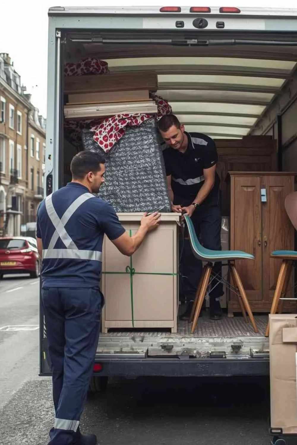 Our london movers loading furniture into a van