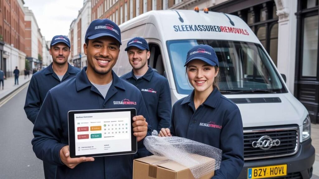 Our office removals service team planning building access and stairs for a Islington move