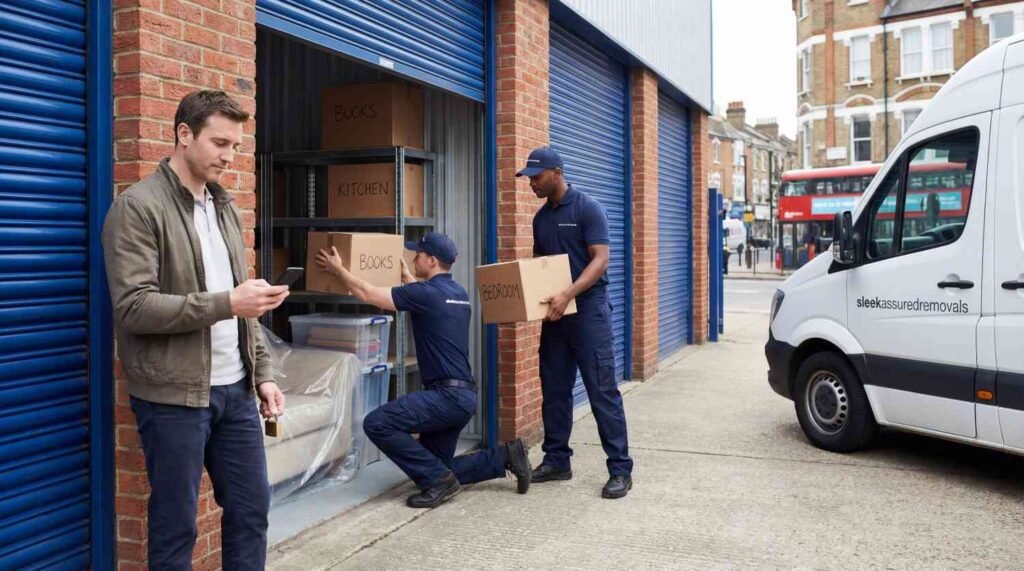 Long-term storage in London with sleekassuredremovals movers and van